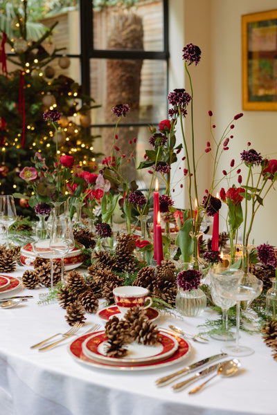 Set of 3 Christmas Bud Vases