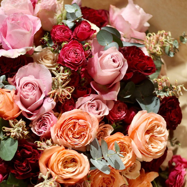 Rose Explosion Hand Tied, Detail | Highgate Flowers