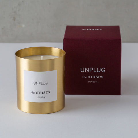 Unplug Fragranced Candle from The Muses